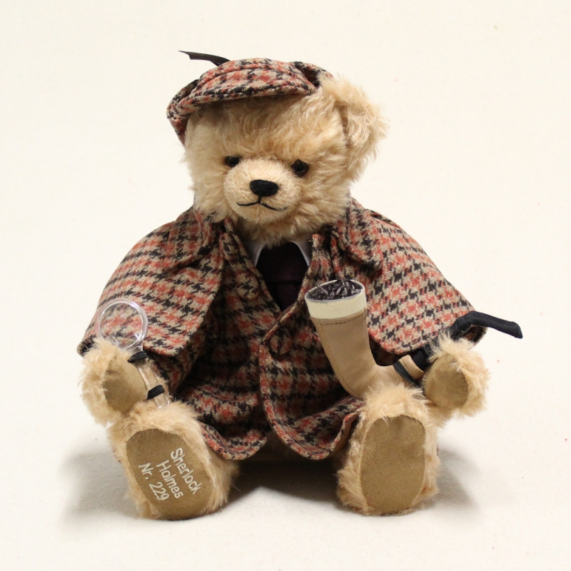 Sherlock Holmes Teddybr von Hermann-Coburg