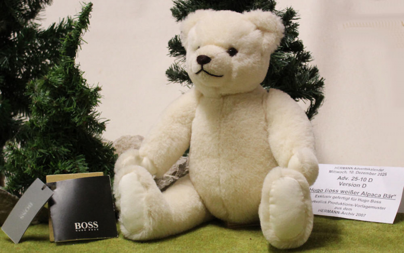 Hugo Boss weier Alpaca Br D 10. Dezember von Hermann-Coburg