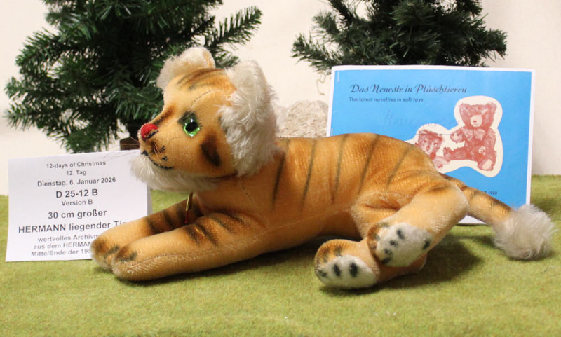 30 cm gro�er HERMANN liegender Tiger B 12. Tag von Hermann-Coburg