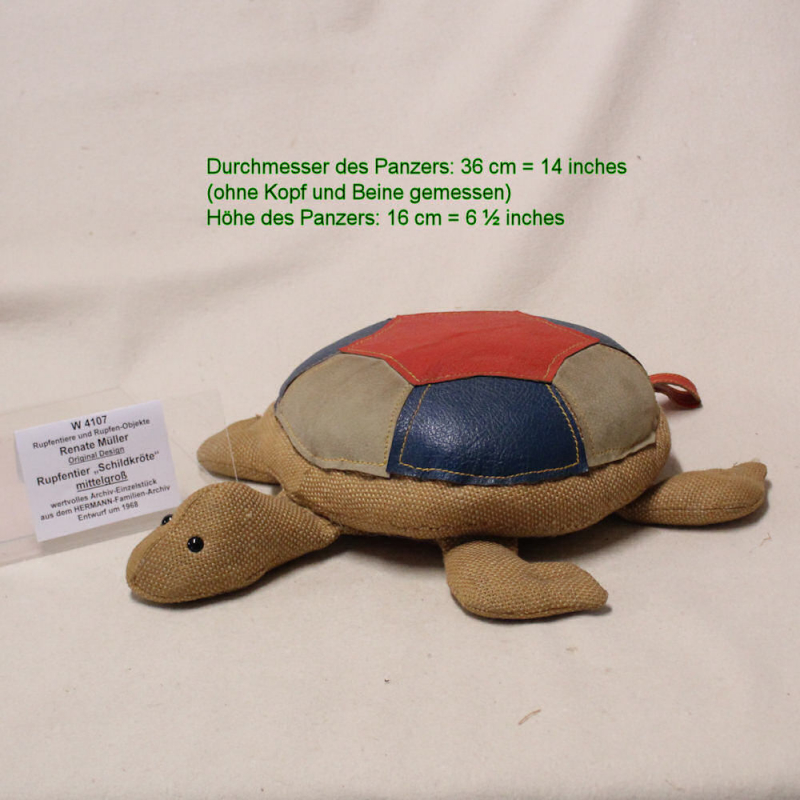 Mittelgroes Rupfentier Schildkrte Renate Mller