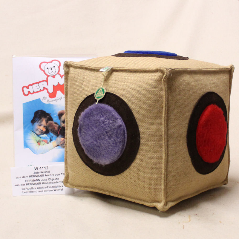 Jute-Wrfel von Hermann-Coburg