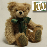 Time change - Values remain Jubilee Bear 1920 - 2020 100 year of am eventful company history 38 cm Teddy Bear by Hermann-Coburg