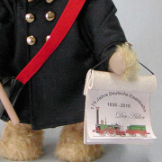 Railwayman 37 cm Teddy Bear by Hermann-Coburg