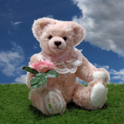HERMANN Classic Rose Bear 35 cm Teddybr von Hermann-Coburg