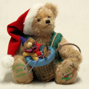 HERMANN Weihnachtsbär 2019 37 cm Teddybär von Hermann-Coburg
