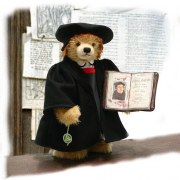 Reformationsteddy Dr. Martin Luther 40 cm Teddy Bear by Hermann-Coburg