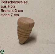 Wooden whistle circle 7 cm