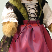 Old Bavarian Girl Teddy Bear by Hermann-Coburg