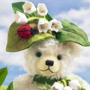 Maiglckchen - Lily of the Valley Teddy Bear by Hermann-Coburg