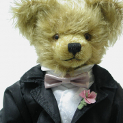 Hochzeitsbr - Brutigam Teddy Bear by Hermann-Coburg