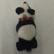 Classic Miniatur Panda Banana Teddy Bear by Hermann-Coburg