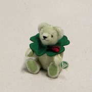 Little lucky Charm  Four-leaf Clover 14 cm Teddy Bear by Hermann-Coburg