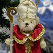 Heiliger Sankt Nikolaus Teddy Bear by Hermann-Coburg