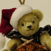 Mrs. Santa Teddy Bear by Hermann-Coburg