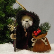 Old German Weihnachtsmann Teddy Bear by Hermann-Coburg