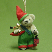 Weihnachtswichtl Teddy Bear by Hermann-Coburg