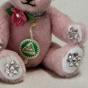 Diamond Rose Teddy Bear by Hermann-Coburg