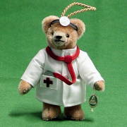 Arzt-Teddy 14 cm Teddybr von Hermann-Coburg