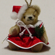 Santas little Christmas Fairy 13 cm Teddy Bear by Hermann-Coburg