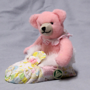 Sleeping in a Shoe - Baby Girl 22 cm Teddy Bear by Hermann-Coburg