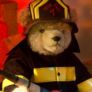 Firefighter Teddy Bear by Hermann-Coburg