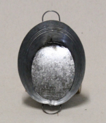 Wanne oval 10,5 cm x 8 cm x 4,5 cm (Metall)