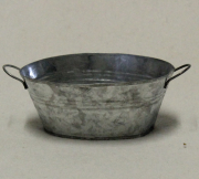 Wanne oval 10,5 cm x 8 cm x 4,5 cm (Metall)