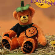 Jack OLantern Halloween Bär 2018 36 cm Teddybär von Hermann-Coburg