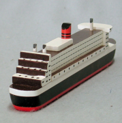 Modell: Kreuzfahrtschiff Holz (Luxusliner) 26 x 4,5 x 8 cm