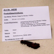 Miniatur Geige fr Miniatur-Teddys von Hermann-Coburg