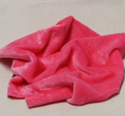 Vintage Teddy-Plüsch pink 70 x 70 cm