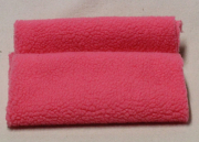 Vintage Teddy-Plüsch Pink – Lammoptik fein-nopping 70 x 70 cm